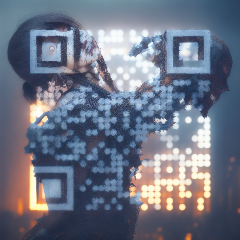 Styled QR code showcase 10